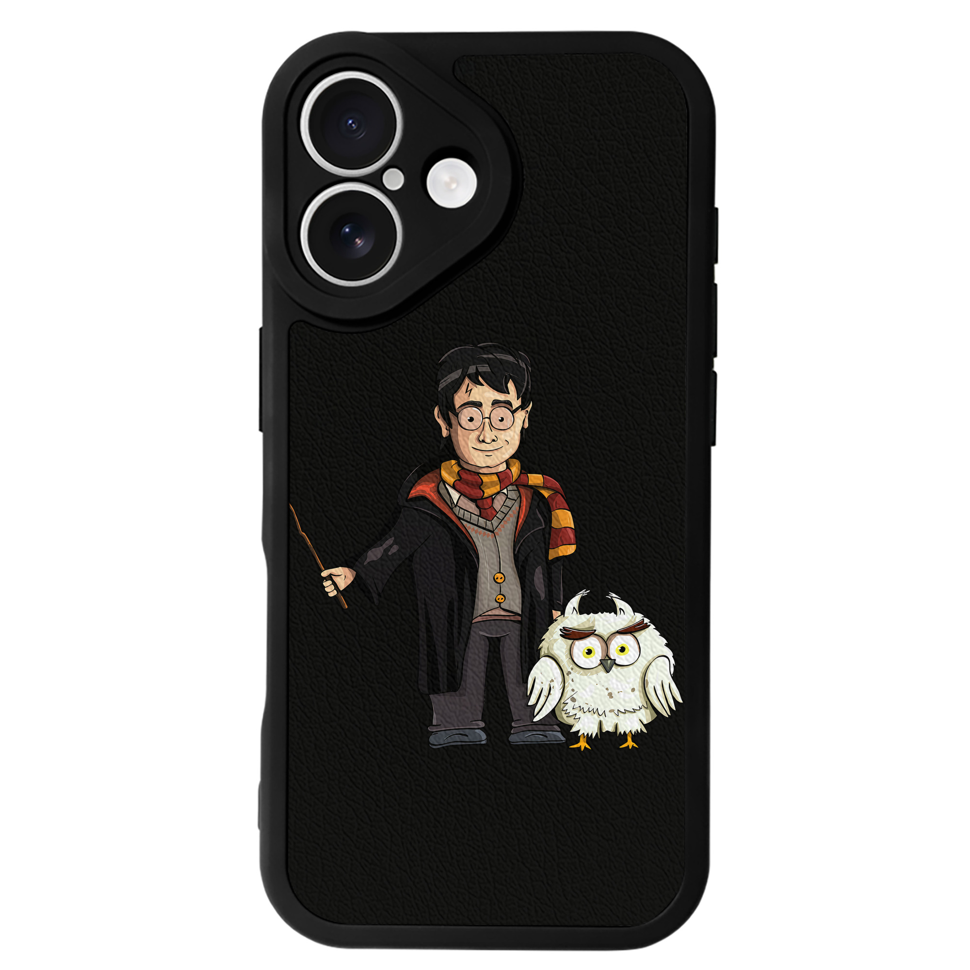 （画像用） Harry Potter ハリー・ポッターシリーズ 【iPhone 16シリーズ対応】シリコンスマホケース（レザー調） 材質：シリコン